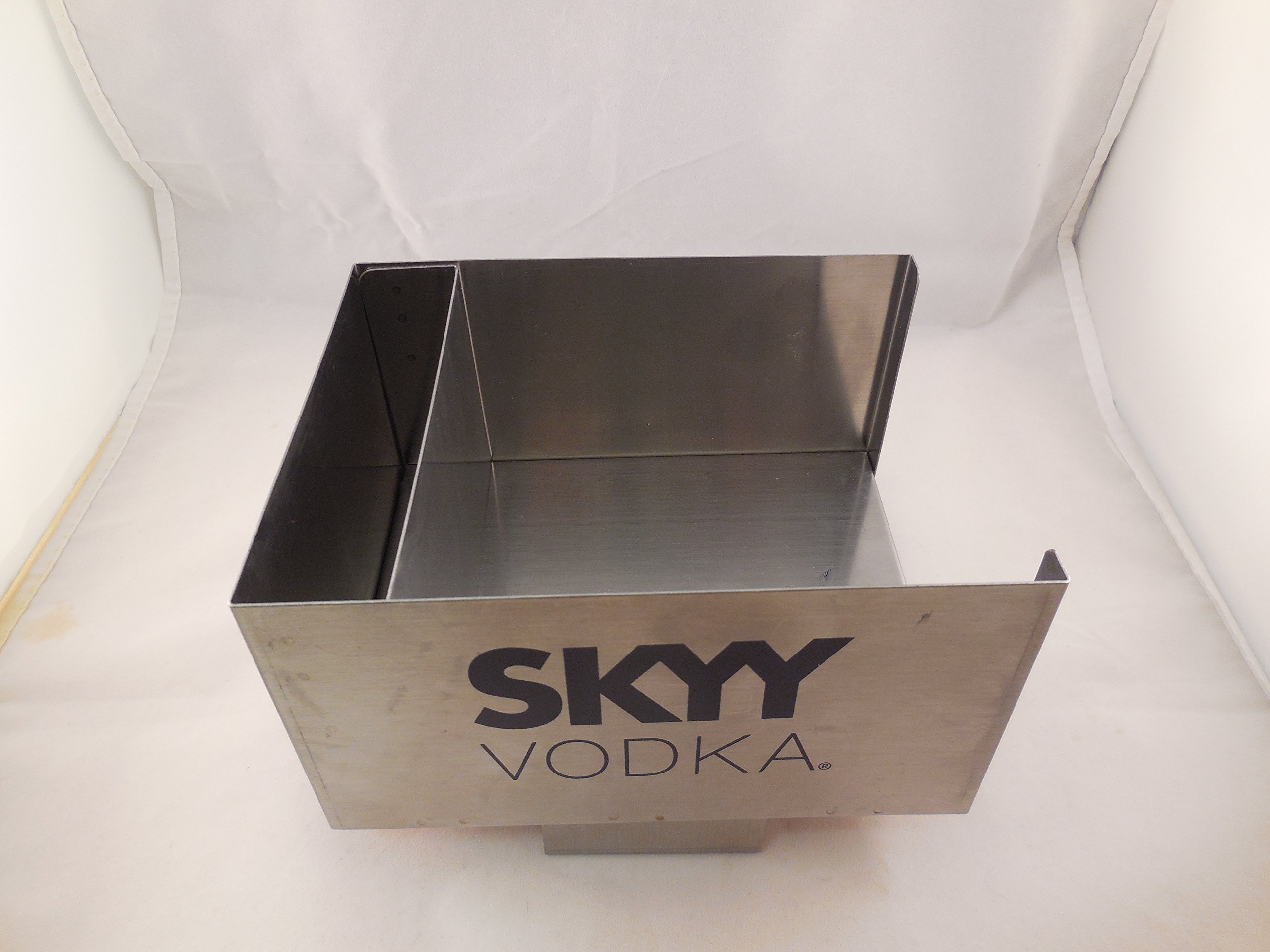SKYY VODKA - STAINLESS STEEL BAR NAPKIN & STIR STRAW CADDYNEW