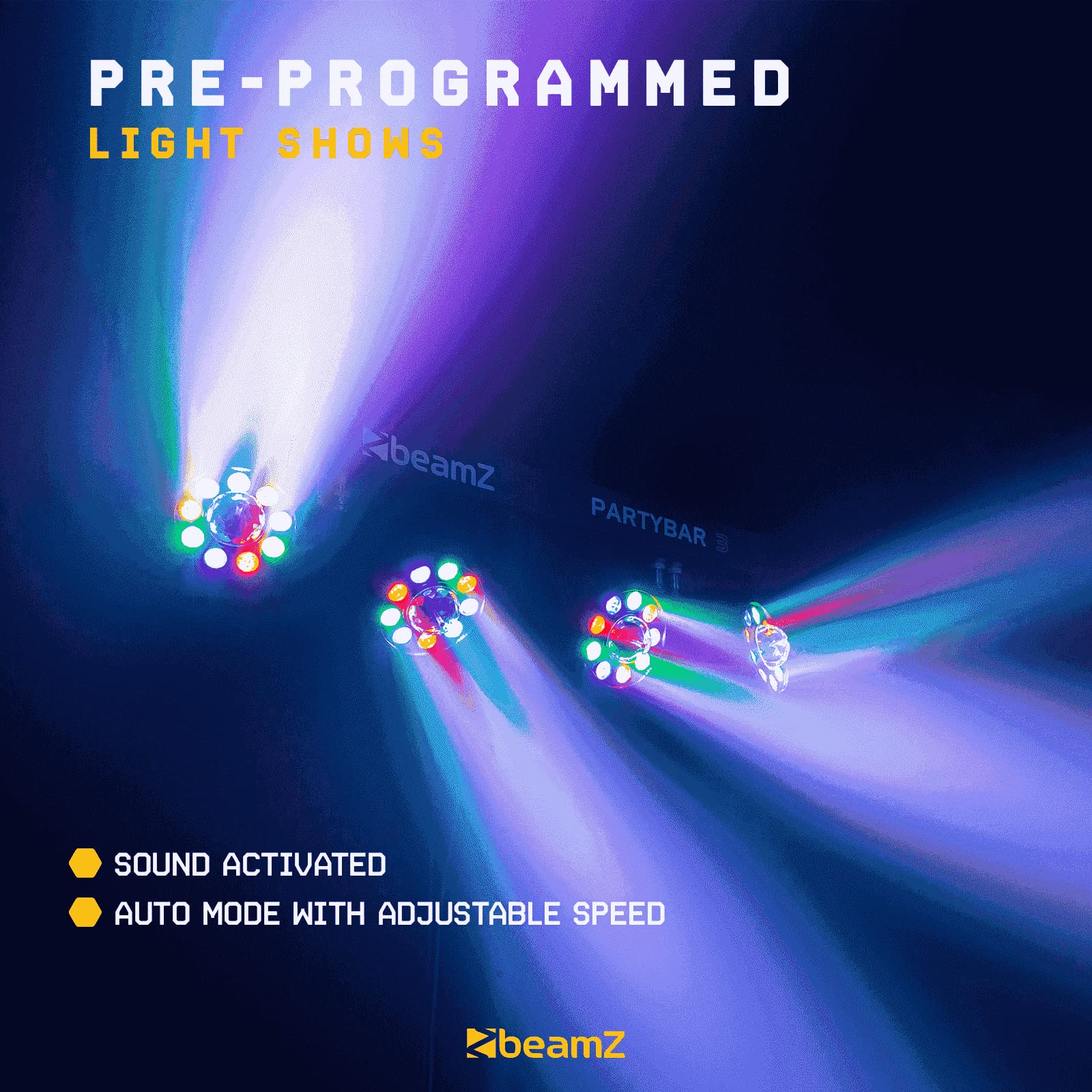 BeamZ 153.240 stroboscopio&luce da discoteca Proiettore laser da discoteca Nero