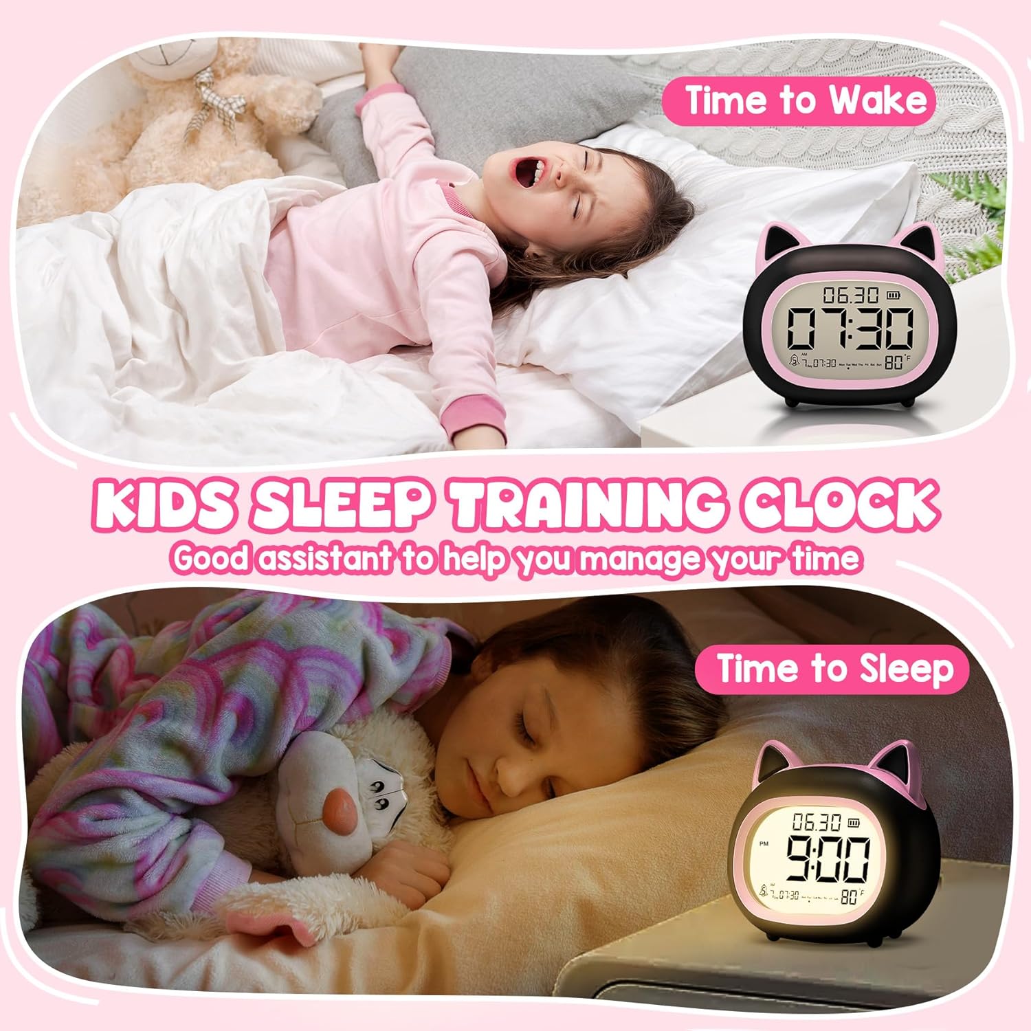 Purr-fectly Timed: A Review of the Kids Cat Alarm Clock with Night Light!