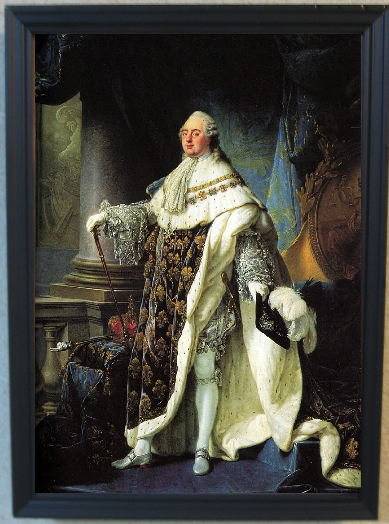 Amazon.co.jp: Genius Collections ルイ17世 ポスター 額付き 壁掛け