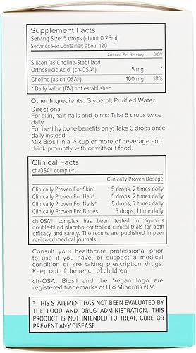 Miniatura 6 de Líquido antiarrugas que sirve también para fortalecer huesos y articulaciones de BioSil BM9184 1 1