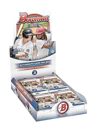 2025 Bowman Baseball Hobby Trading Card Box (1 One Chrome Autograph Per Box Per Hobby Box)
