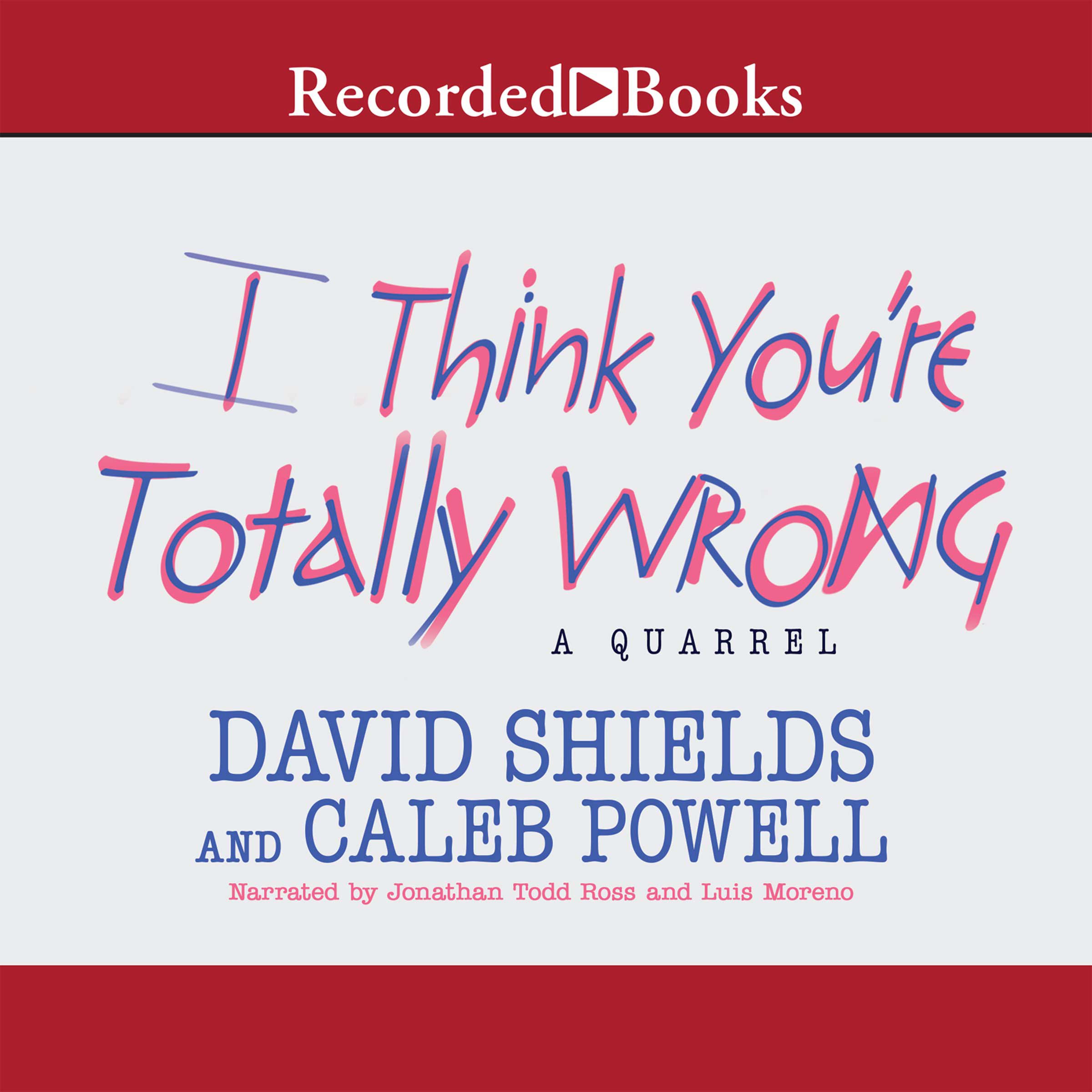Cover art for I Think You're Totally Wrong