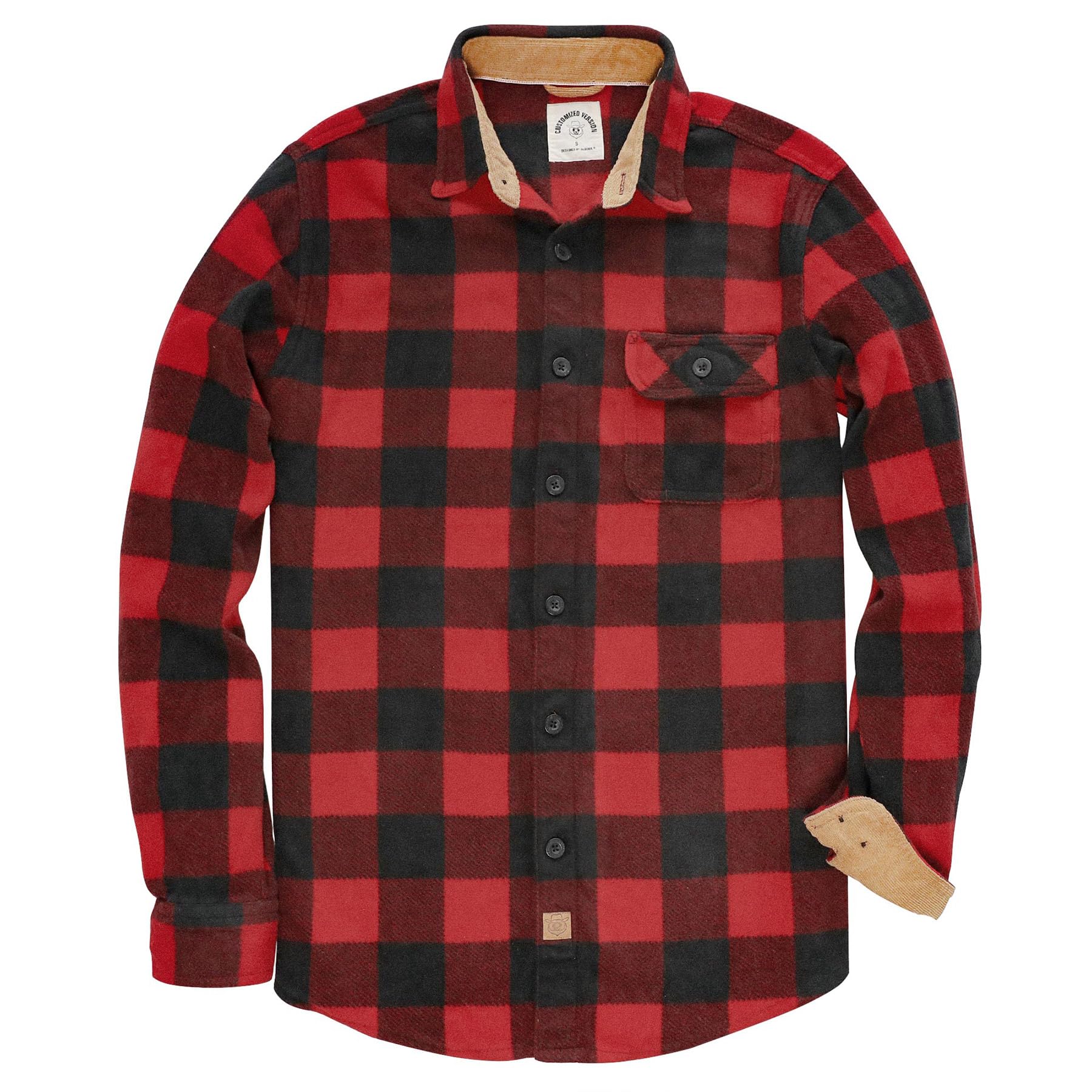 Dubinik® FlanellHemd Herren Herren Hemd Kariert FlanellHemd Herren Winter Warme Arbeitshemd