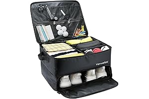 Golf Trunk Organizer Separates Golf Gloves, Shoes and More