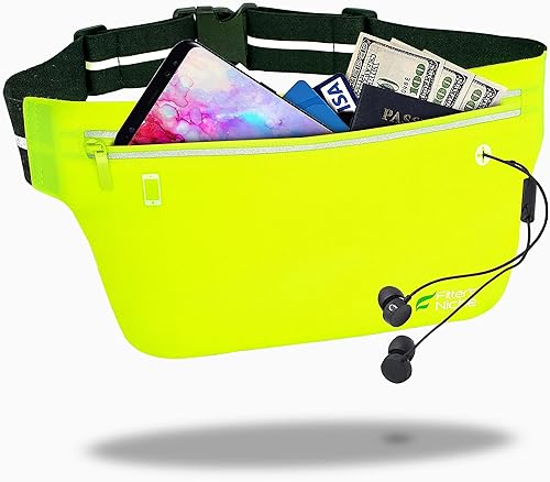 Miniatura 2 de Fitter's Niche Riñonera UltraSlim  Bolsa resistente al agua, cinturón elástico reflectante  Se adapta a cinturas de 24 a 43 pulgadas, soporta