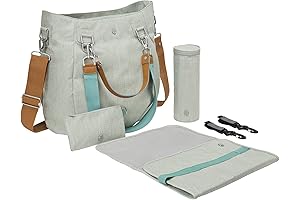 Lassig Green Label Mix 'n Match Diaper Bag, Light Grey
