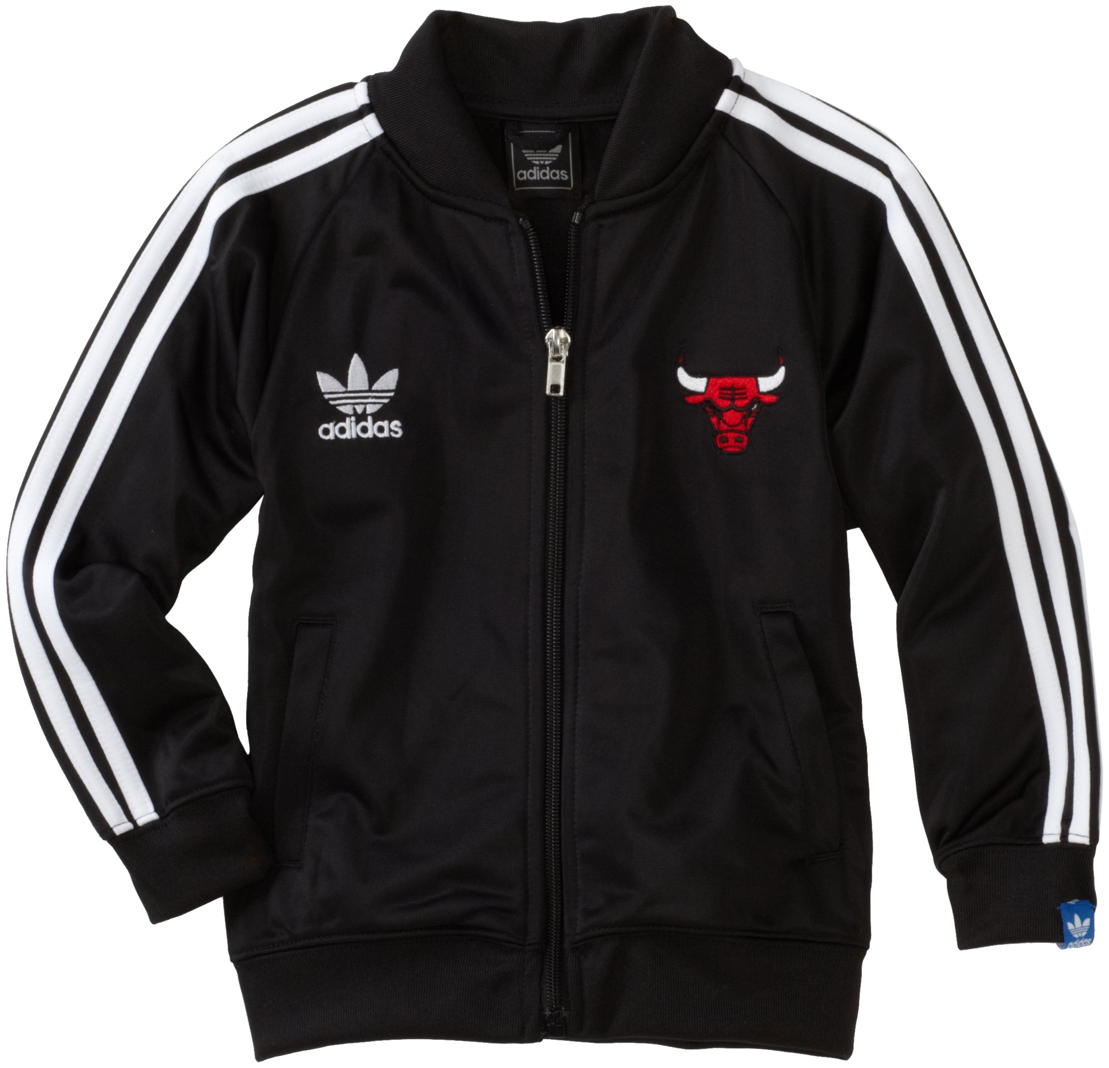 NBA Youth Chicago Bulls Legacy Track Jacket - R289Dnbu (Black, Small)
