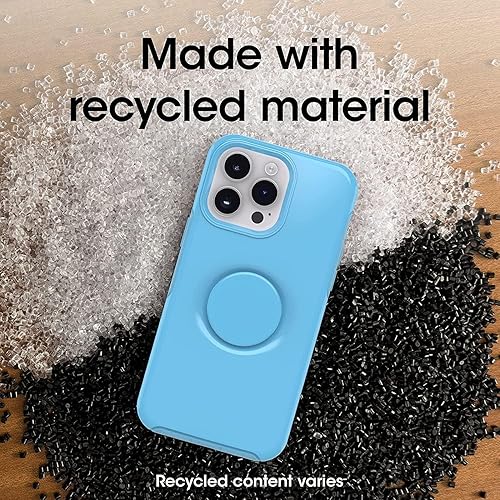 Miniatura 8 de OtterBox + Pop Symmetry Series Funda para iPhone 14 Pro con protector de lente de cámara - Embalaje no minorista - You Cyan This (azul), Azul