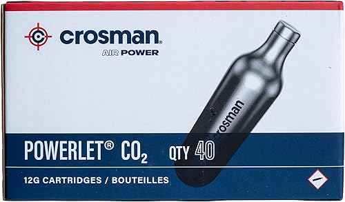 Miniatura 2 de Crosman 12-Gram CO2 Powerlet Cartridges for Use with Air Rifles and Air Pistols
