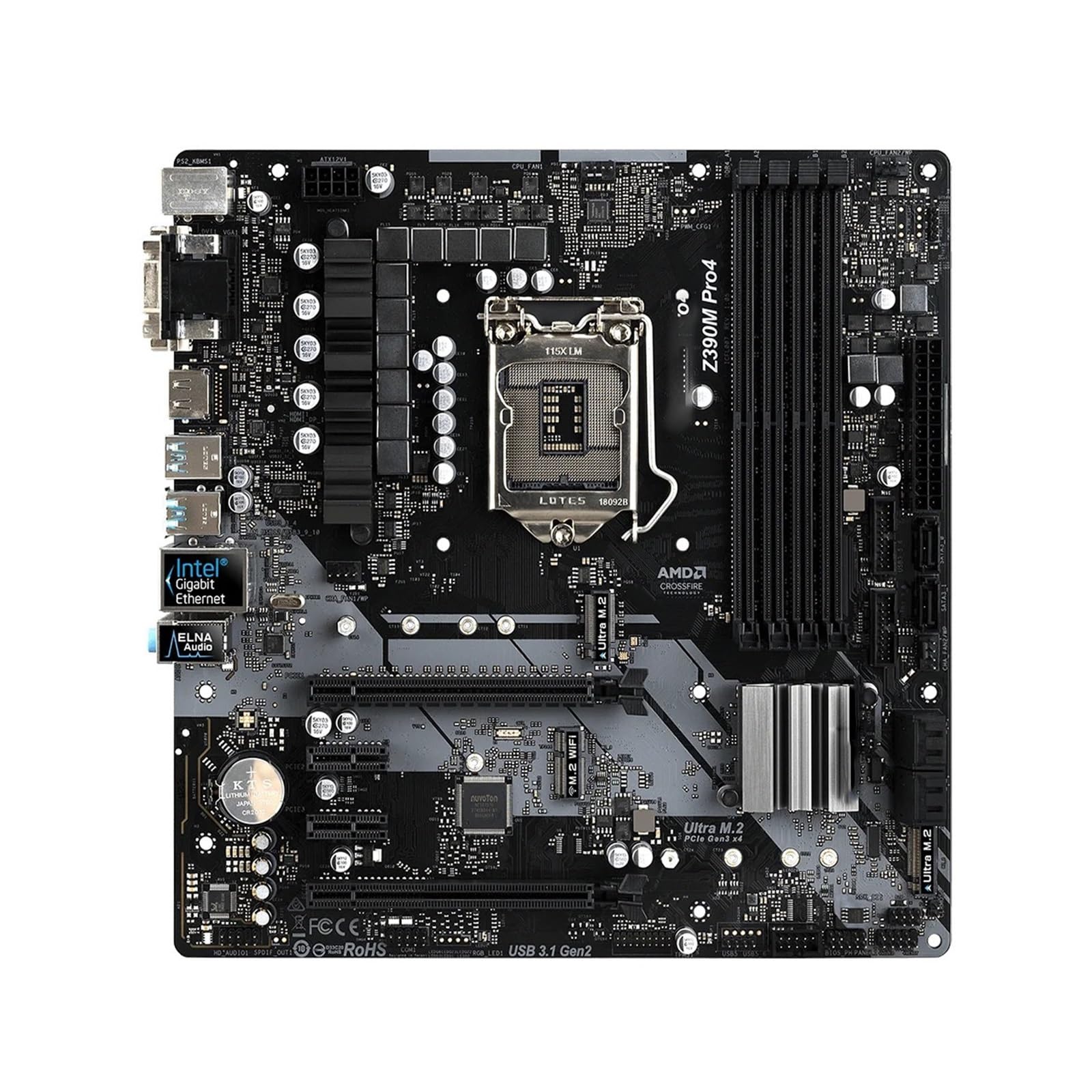 CPU Z390M Pro4 + Intel i5-9400 Computer Motherboards Fit for ASRock Z390M PRO4 Motherboard LGA