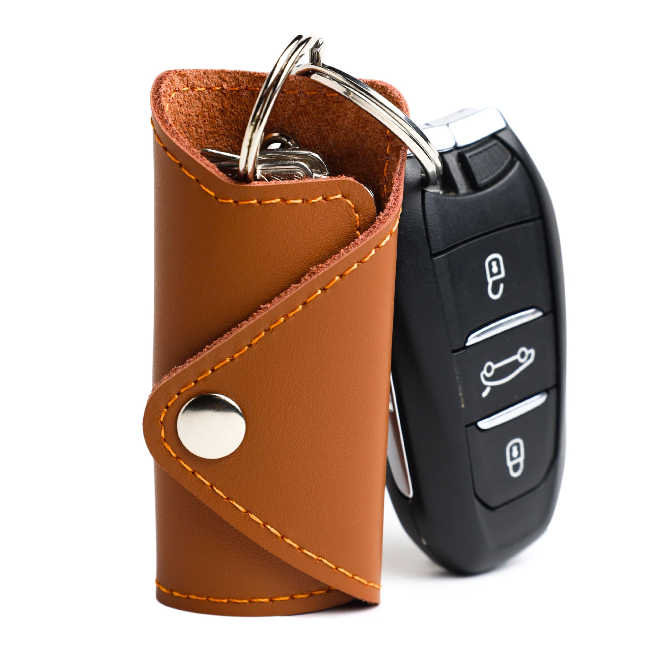 ELANDYR Llavero Moto y Llavero Coche - Organizador Llaves - Keychain - Porta Chaves - Porta Llaves - Funda Llaves - Key Holder - Organizador de Llaves - Llaveros Originales