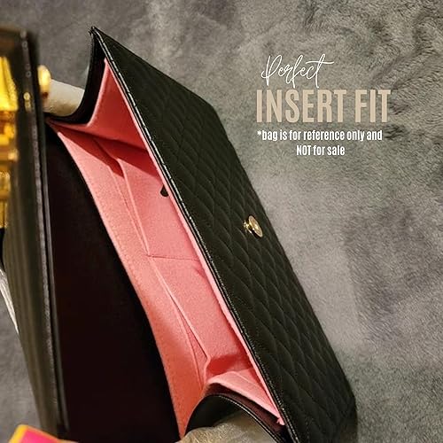 Miniatura 4 de Divitize Premium Purse Organizer fits Envelope Purse Organizer, for Large Envelope Bag Insert, Medium Envelope Bag Insert, Handmade 2mm Felt Snug