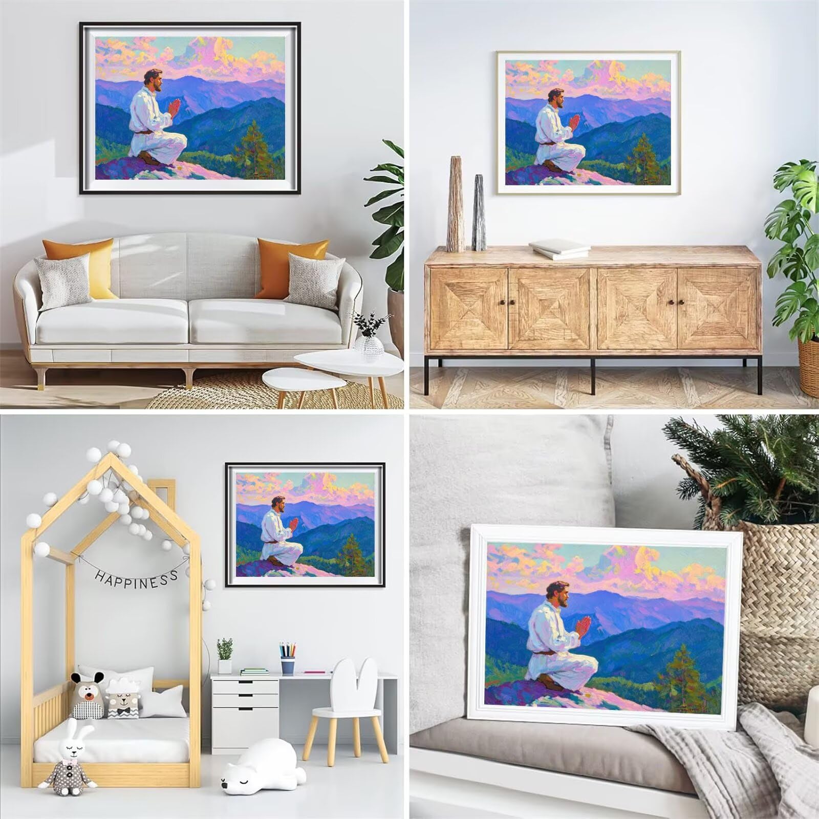 Man Mountains Diamentowa sztuka, zestawy artystyczne dla dorosłych, 5D, pełne wiercenie, haft krzyżykowy, rękodzieło dla dorosłych, dekoracje świąteczne, hobby dla dorosłych kobiet, prezenty do