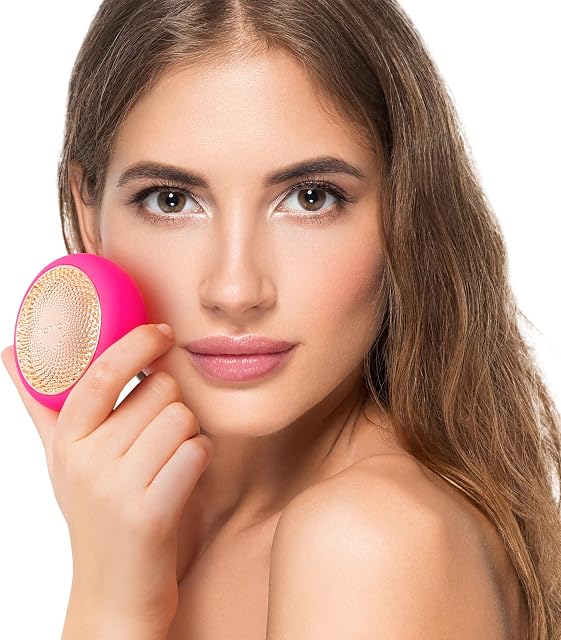 Foreo Ufo 2 Full Facial Led Mask Treatment, Full Led Spectrum & Red Light Therapy, Face Masks Beauty Treatment, Warming, Cooling, Face Massager, Moisturiser, Increased Skin Care Absorption, Fuchsia