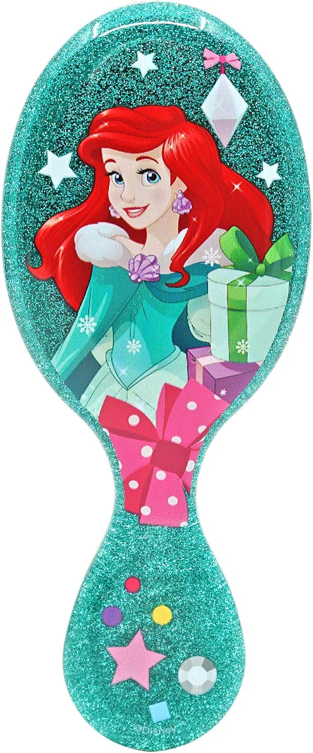 WetBrush, Disney Glitter Ball Hairbrush, Mini Detangler, Unisex, UltraSoft Bristles, Ergonomic Handle
