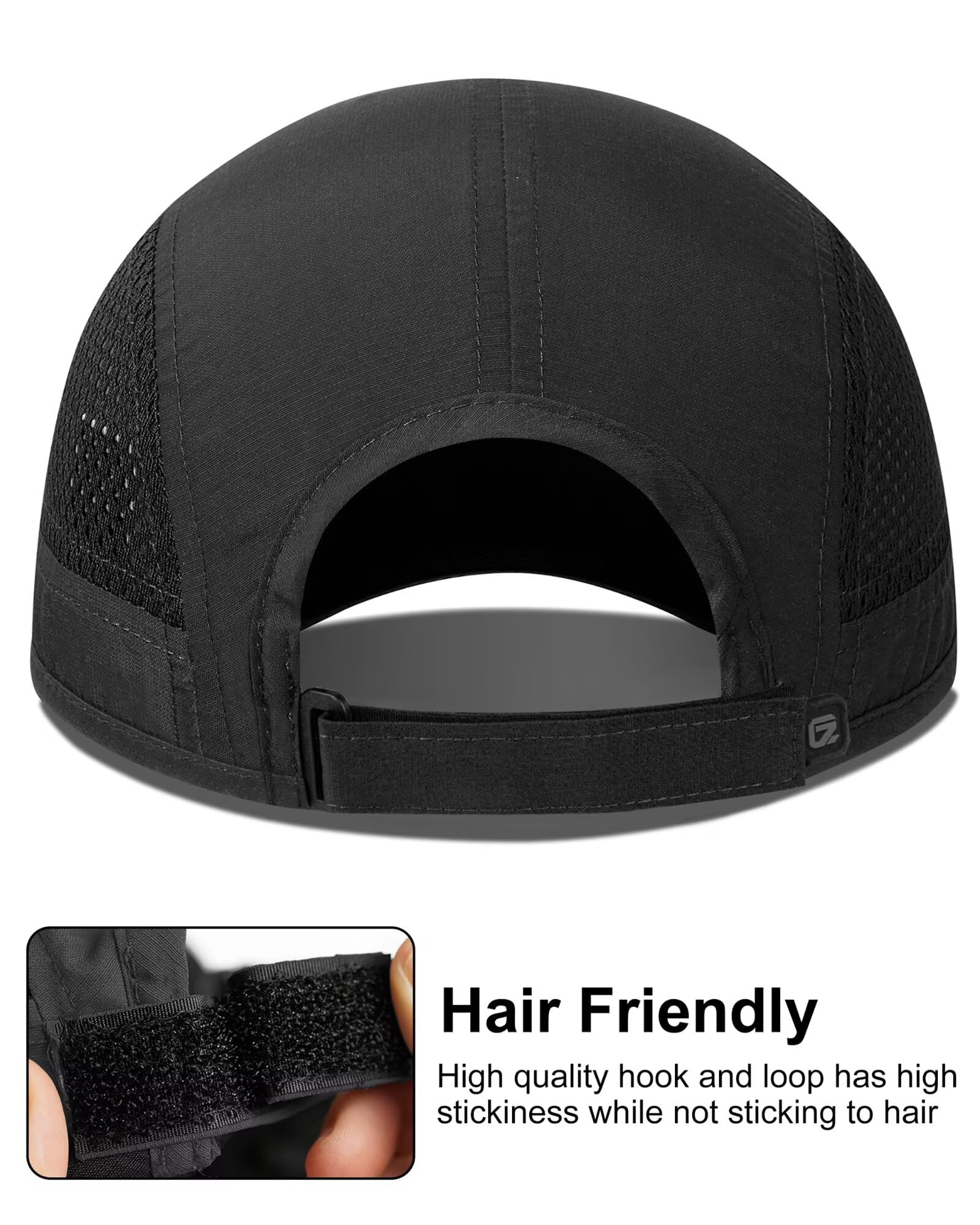GADIEMKENSD Folding Outdoor Hat UPF 50+ Sun Protection Mesh Sport Hat — view 9