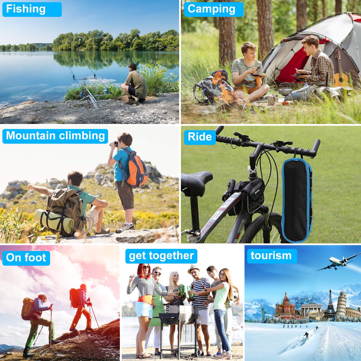 EXTSUD Silla Plegable Camping Silla Portátil al Aire Libre con Bolsa de Transporte, Capacidad de Carga Maxima 150 kg, Ideal para Jardín, Playa, Pesca, Camping, Viajes, Senderismo