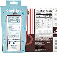 Vista 2 de Pajitas de bastón de caramelo de menta con cucharas de chocolate con leche belga, suministros de barra de cacao caliente, golosinas de relleno