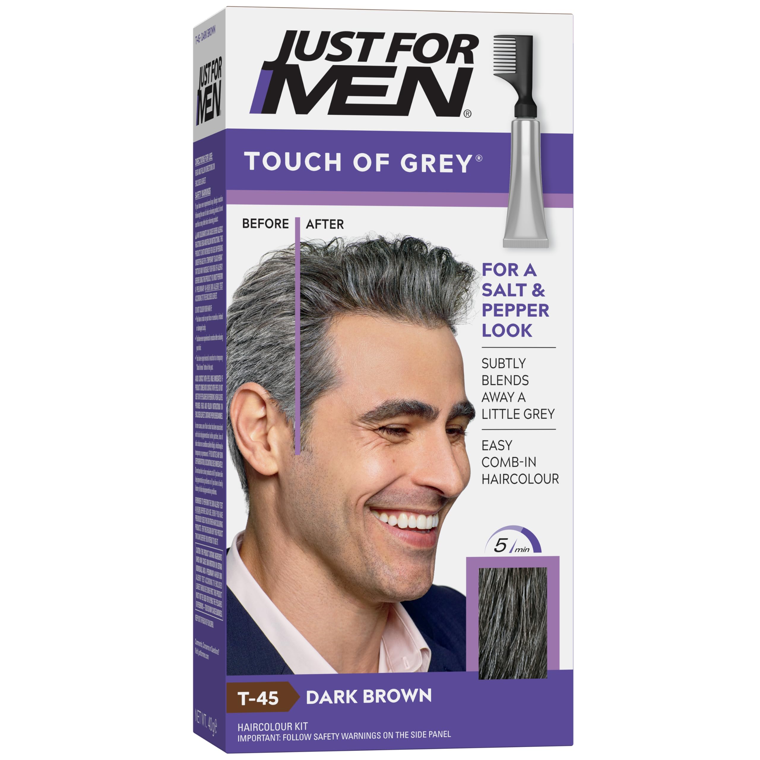 JUST FOR MEN Touch of Grey Koyu Kahve Saç Boyası