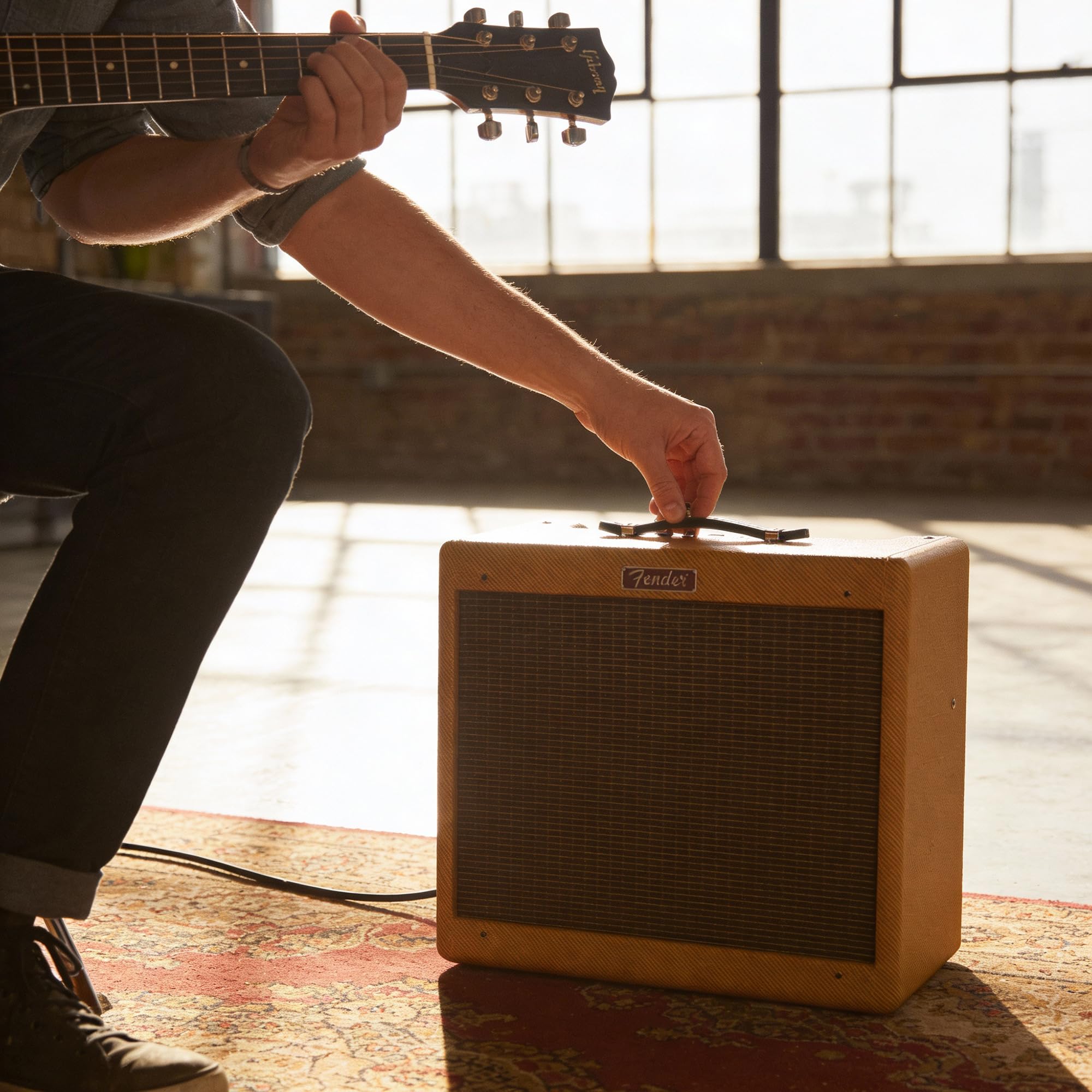 Amazon.com: Fender Blues Junior Guitar Amplifier - Lacquered Tweed
