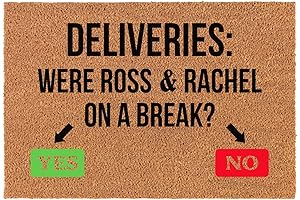 FRIENDS Ross and Rachel on a Break Coir Doormat