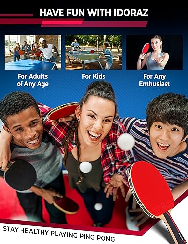 Miniatura 9 de Idoraz Paquete de 24 pelotas de ping pong de color naranja