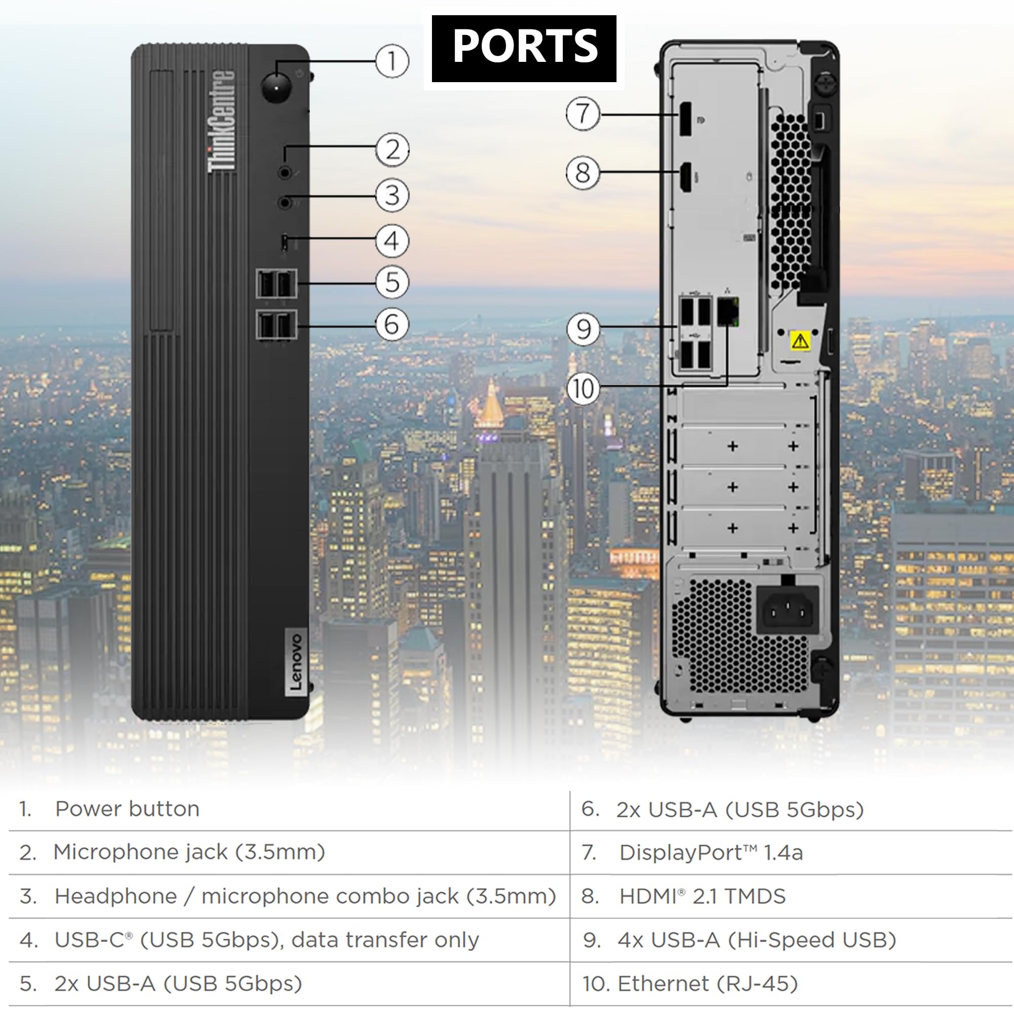 Lenovo ThinkCentre M70s Gen 5 SFF Intel Core i7-14700, 32GB RAM