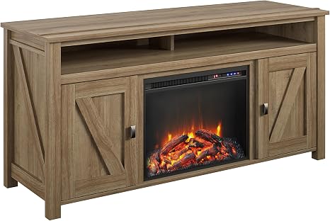 Ameriwood Home Farmington Electric Fireplace TV Console