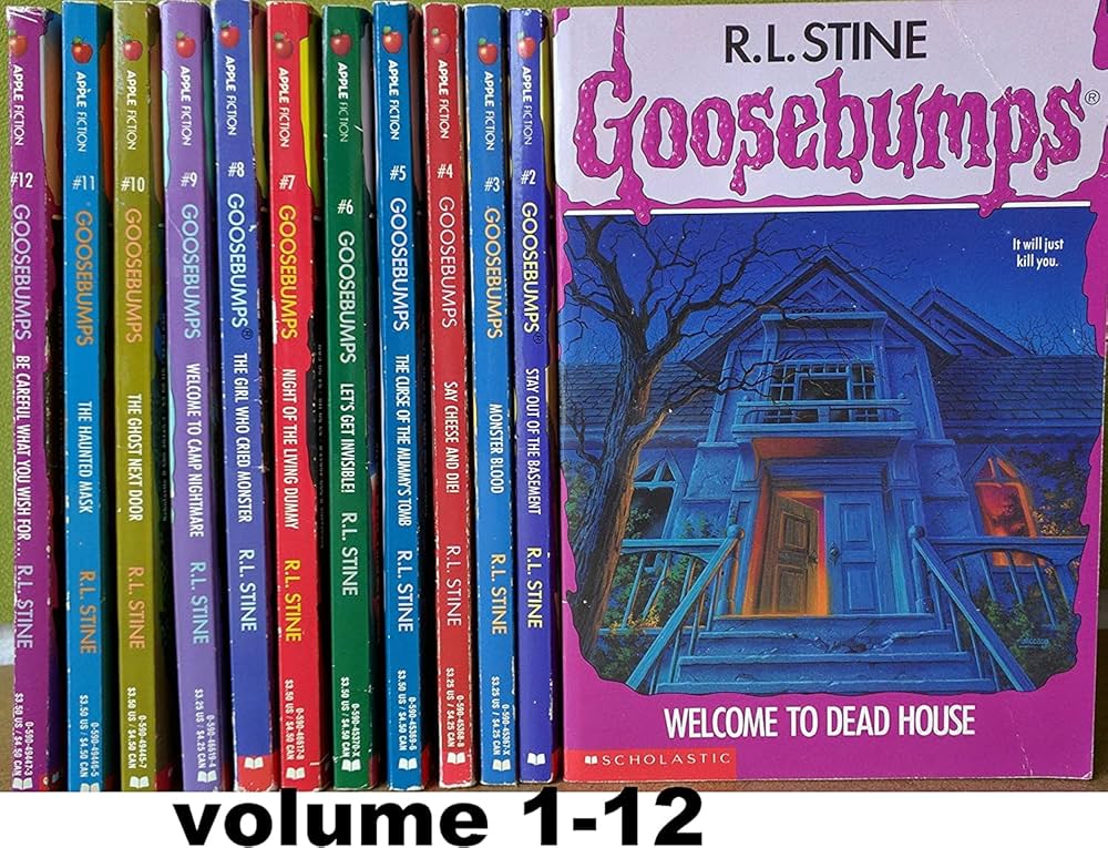 bumps 4Book Set ＃1st Goosebumps Set (original series), Books: 1 -12 | Amazon.com.br