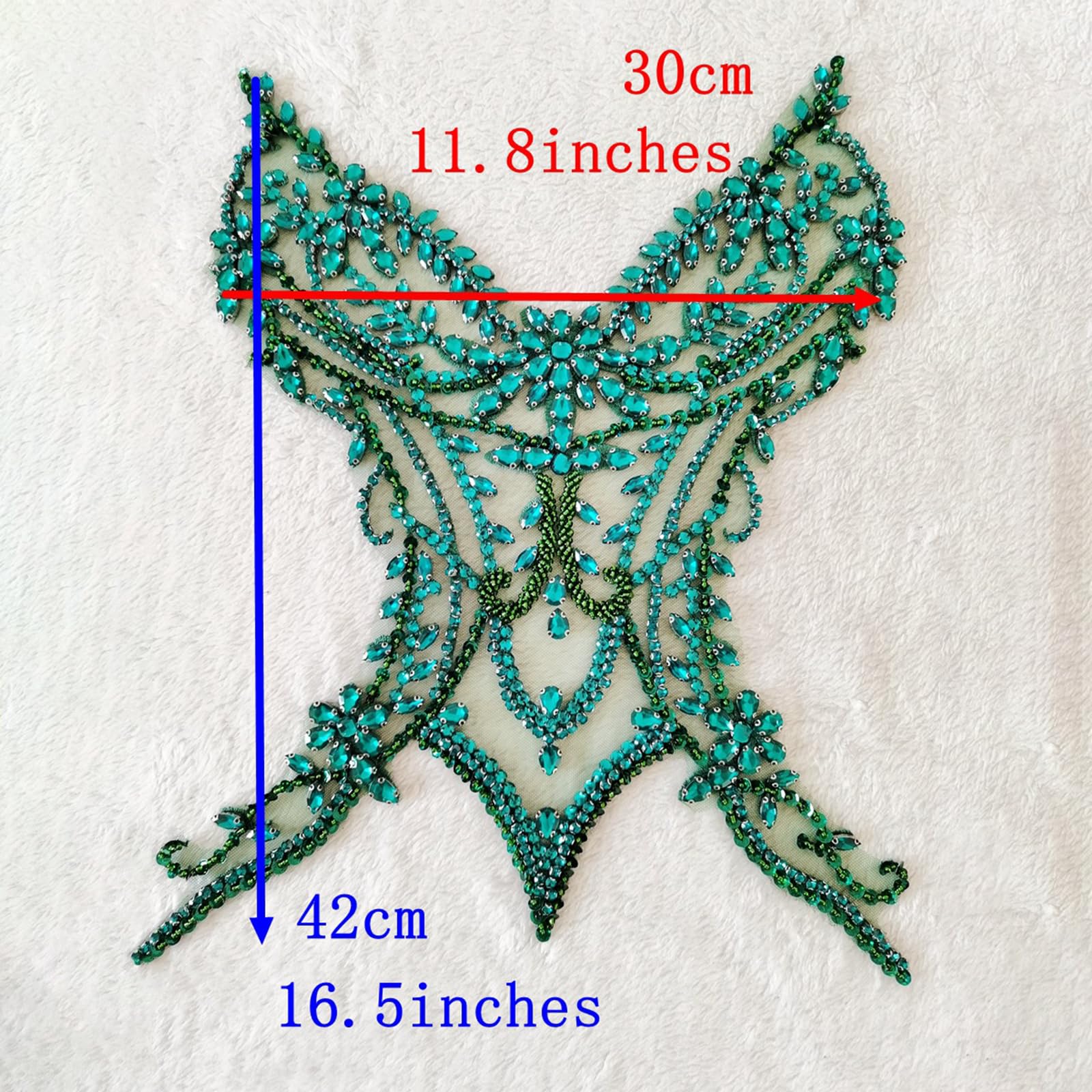Rhinestones bordados a mano bordados a mano accesorios para ropa, vestidos de novia, decoración, bordados a mano