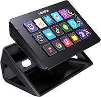 SOOMFON Stream Controller 15 LCD Makró Gomb OBS Twitch Streamlabs Discord 1