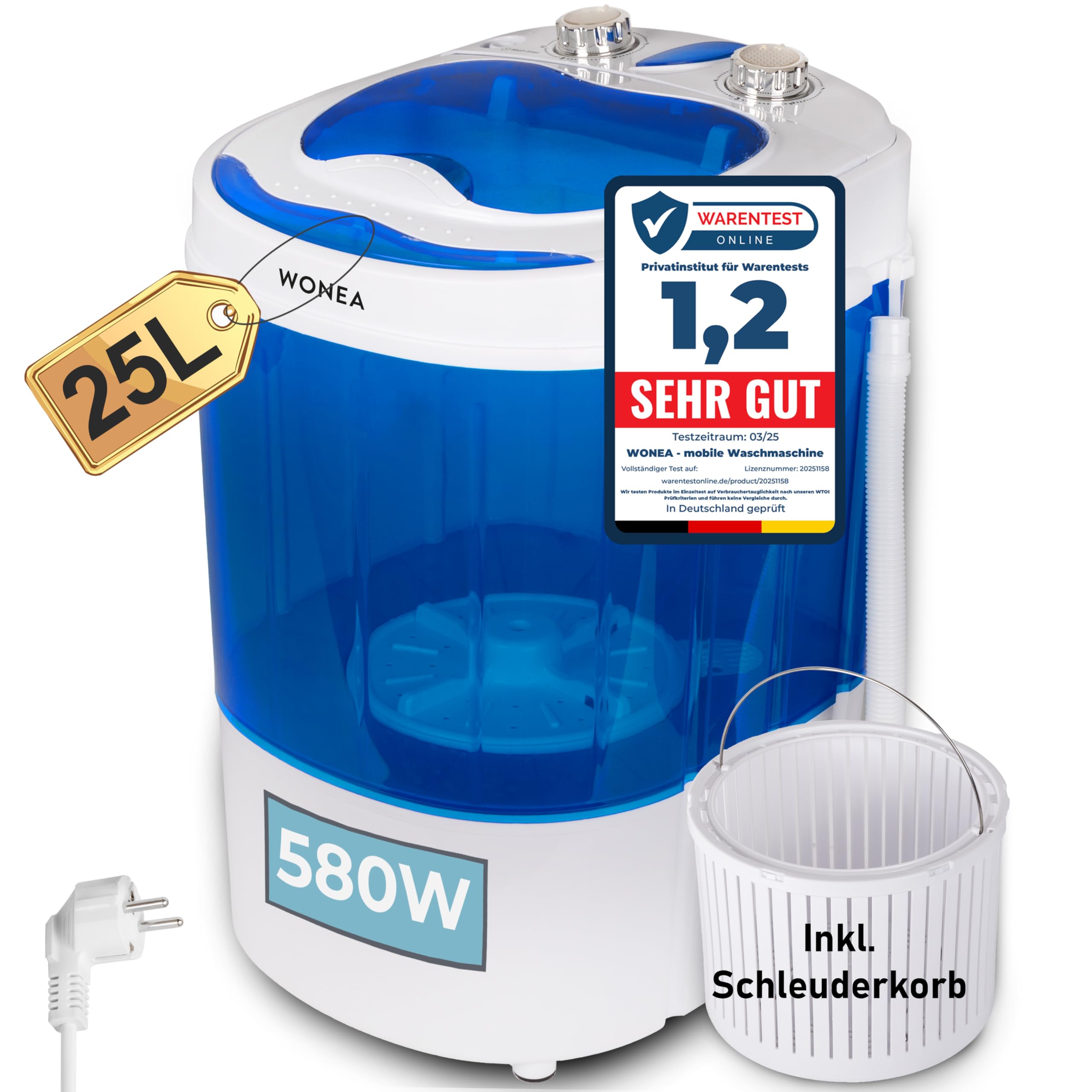 WONEA Mini-Waschmaschine