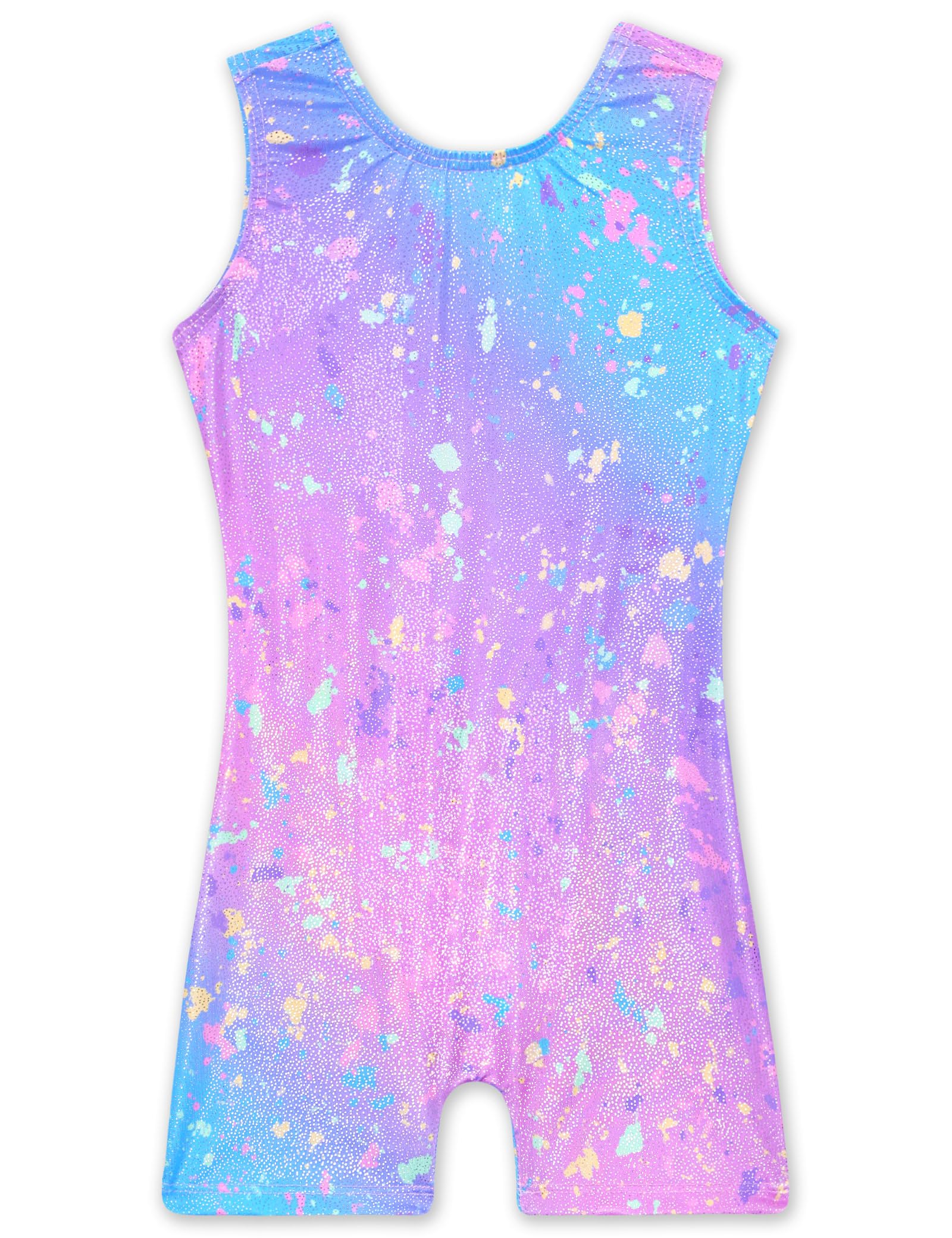 TENVDA Leotards for Girls Gymnastics One Piece Biketard（Multiple Colors）