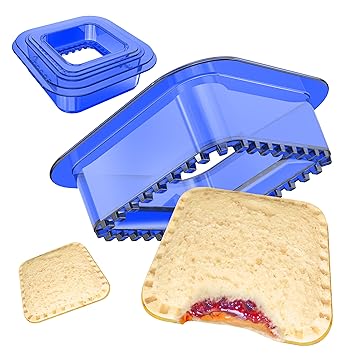 YUMKT 5 pcs Sandwich Cutter Sealer Cookie Bread Pancake Maker, Mold Sandwich Press Luchable Box Accessori