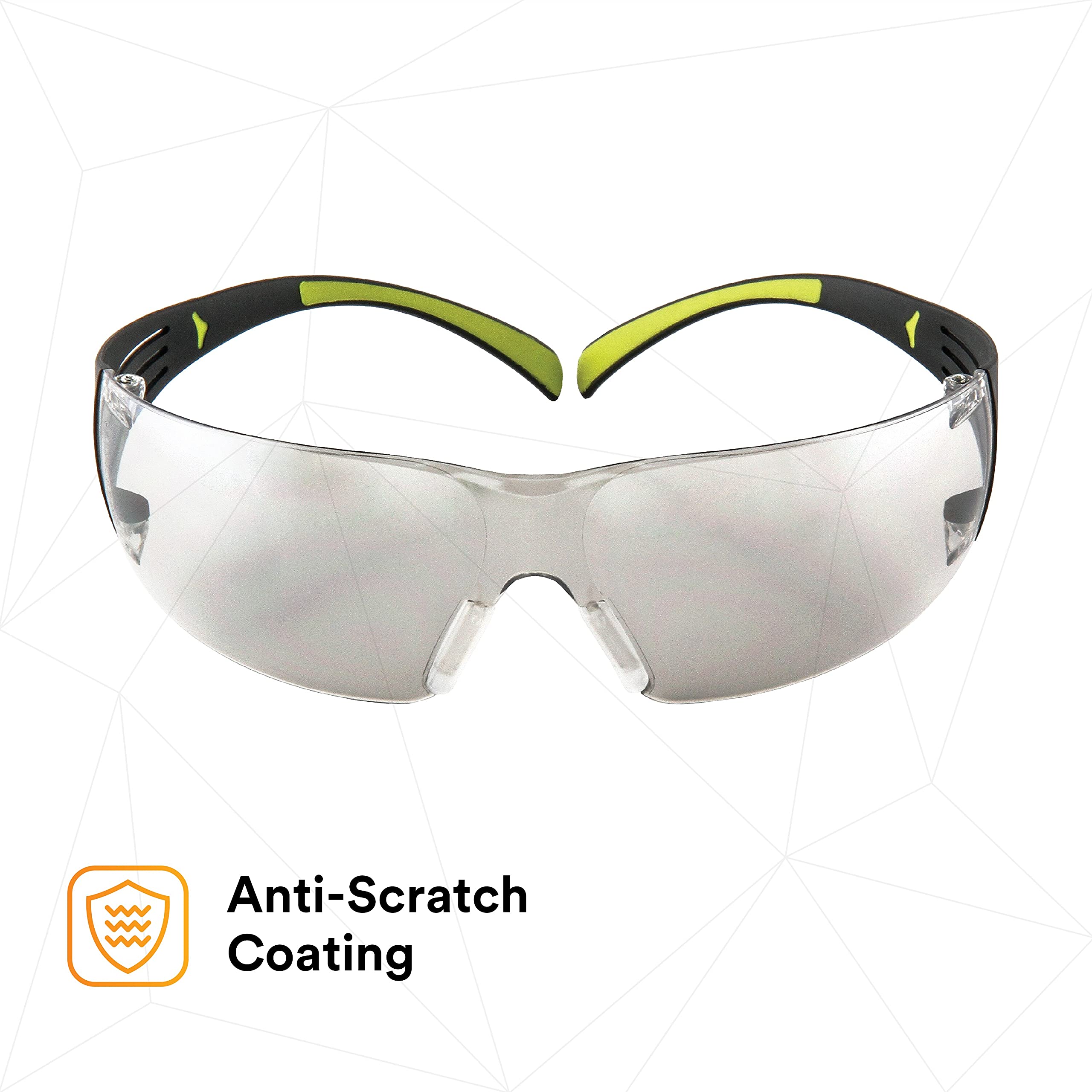 3 m SecureFit Port de lunettes de protection, 400-series, Sf410as, intérieur/extérieur Miroir objectif (boîte de 20)