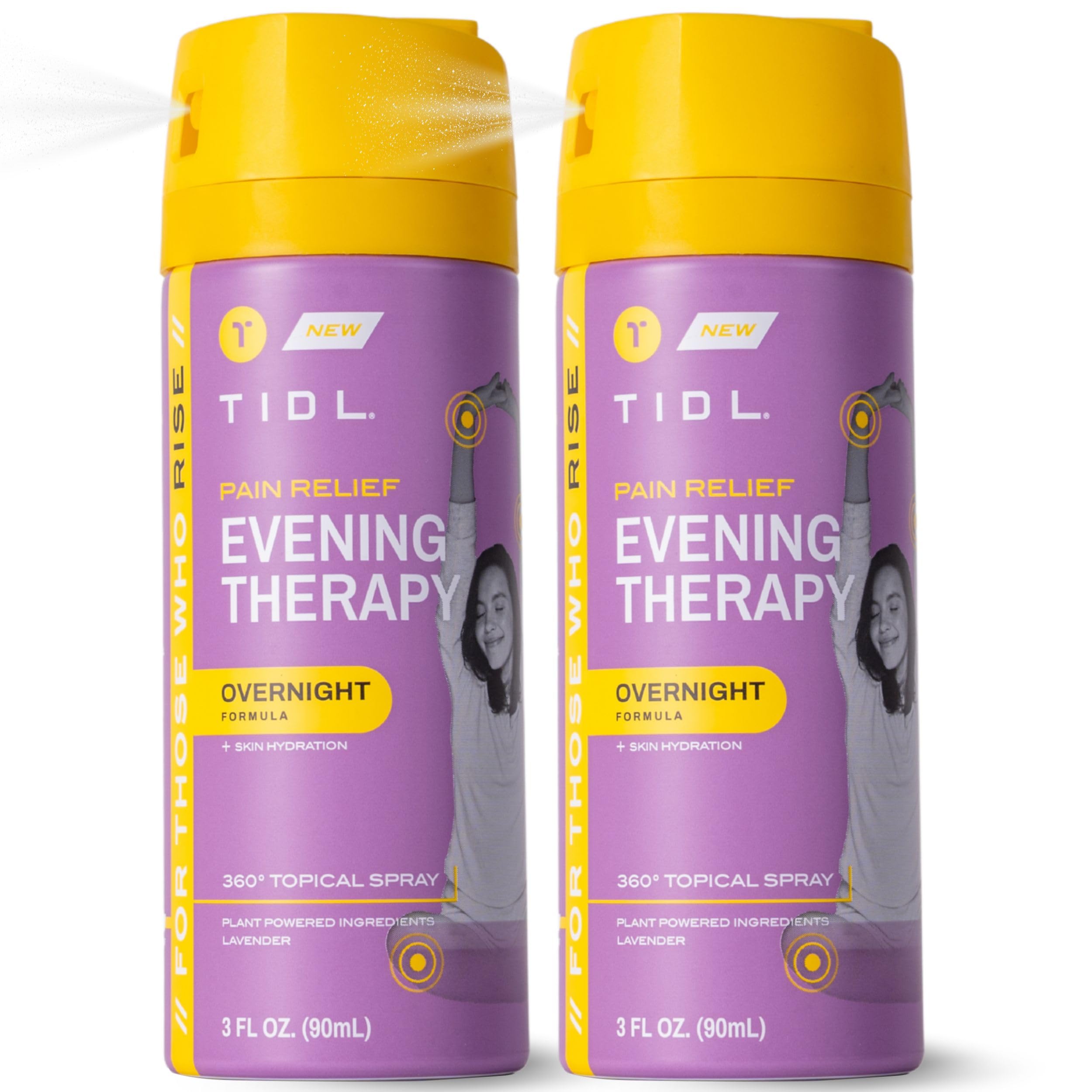 Amazon.com: TIDL Evening Therapy Cryotherapy Pain Relief Spray, 2