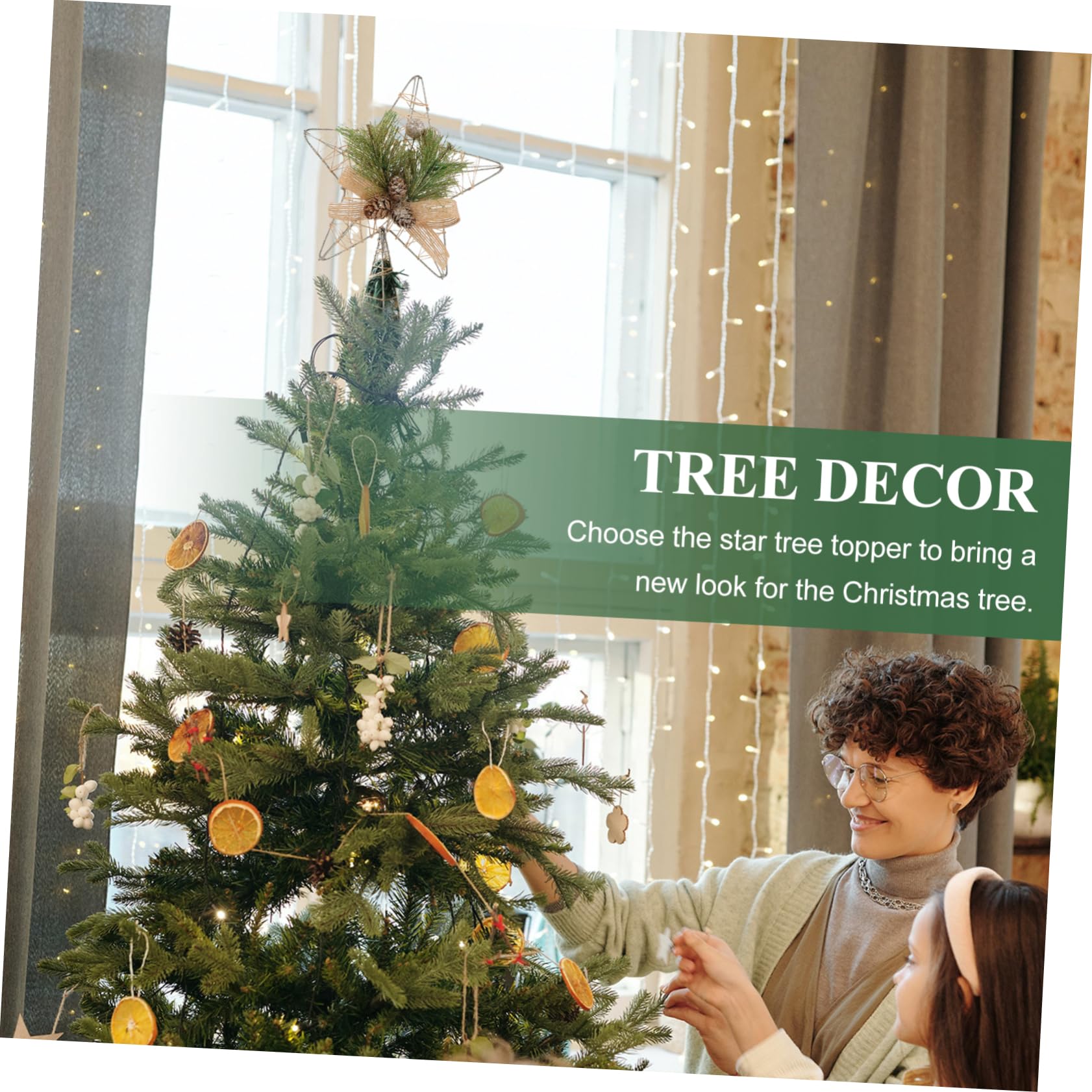 MAGICLULU 3 Pièces Étoile De Sapin De Noël De l'arbre Étoilé De Bethléem Haut De Forme d'arbre De Noël Décorations Dorées Décorations De Décor De Accessoires Le Fer Creux