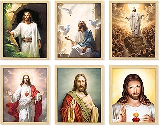 97 Decor Jesus Pictures - Christ Poster, Sacred Heart Wall Art Prints, C...