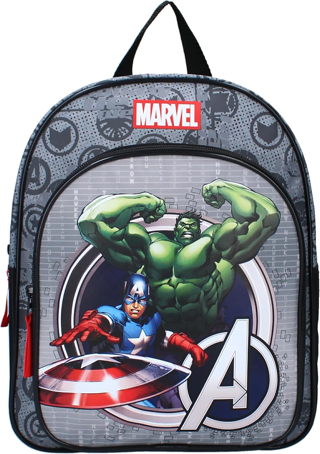 Vadobag Avengers The Incredible Backpack Bag 30 x 25 x 11 cm, black, 30x25x11 cm
