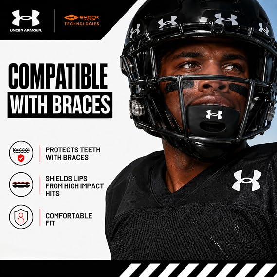 Under Armour Armour Air Lip Guard Blue One Size