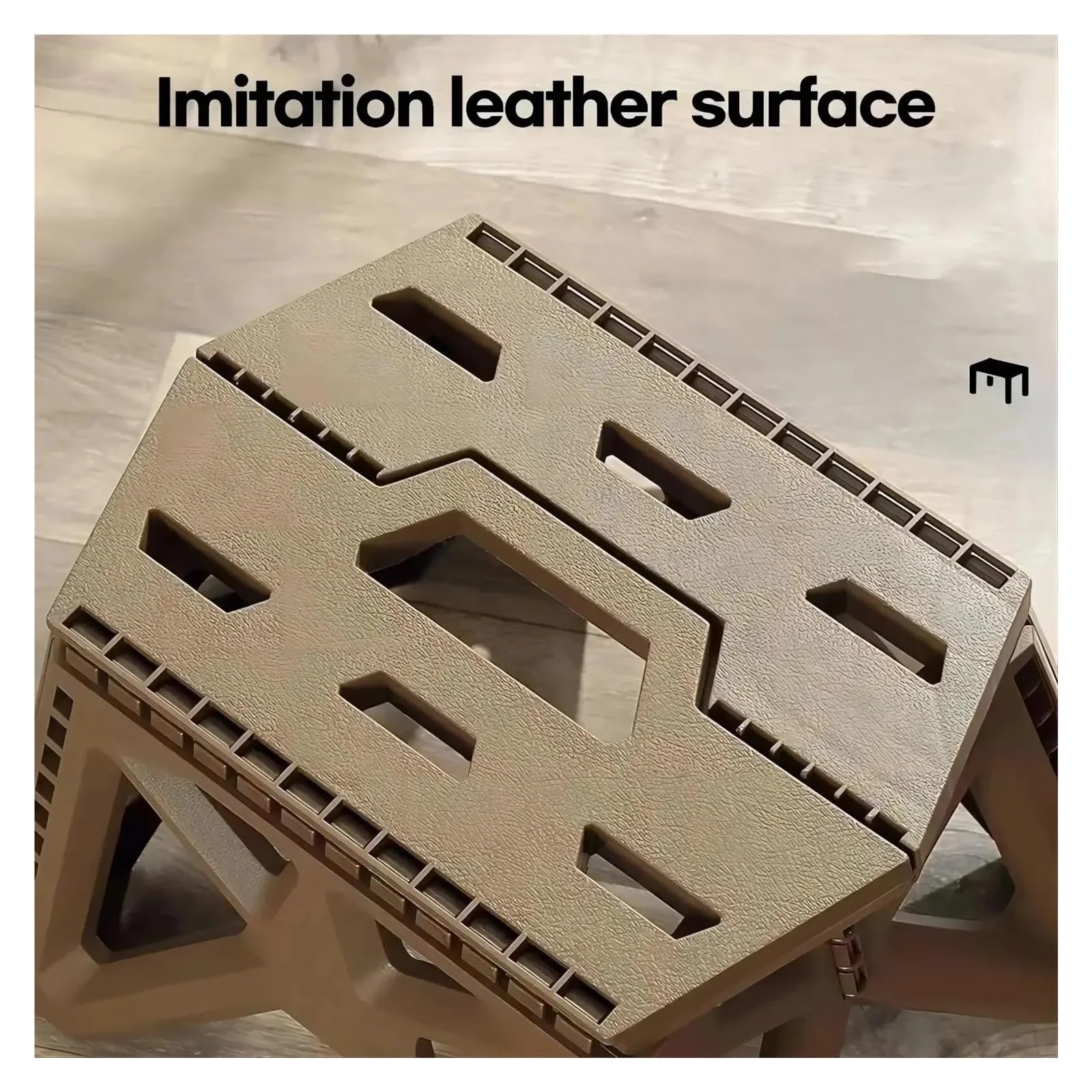 Générique 1 Petit Tabouret d'extérieur Pliable et Portable, résistant à la Charge, idéal for pêche, Plage ou Le Camping