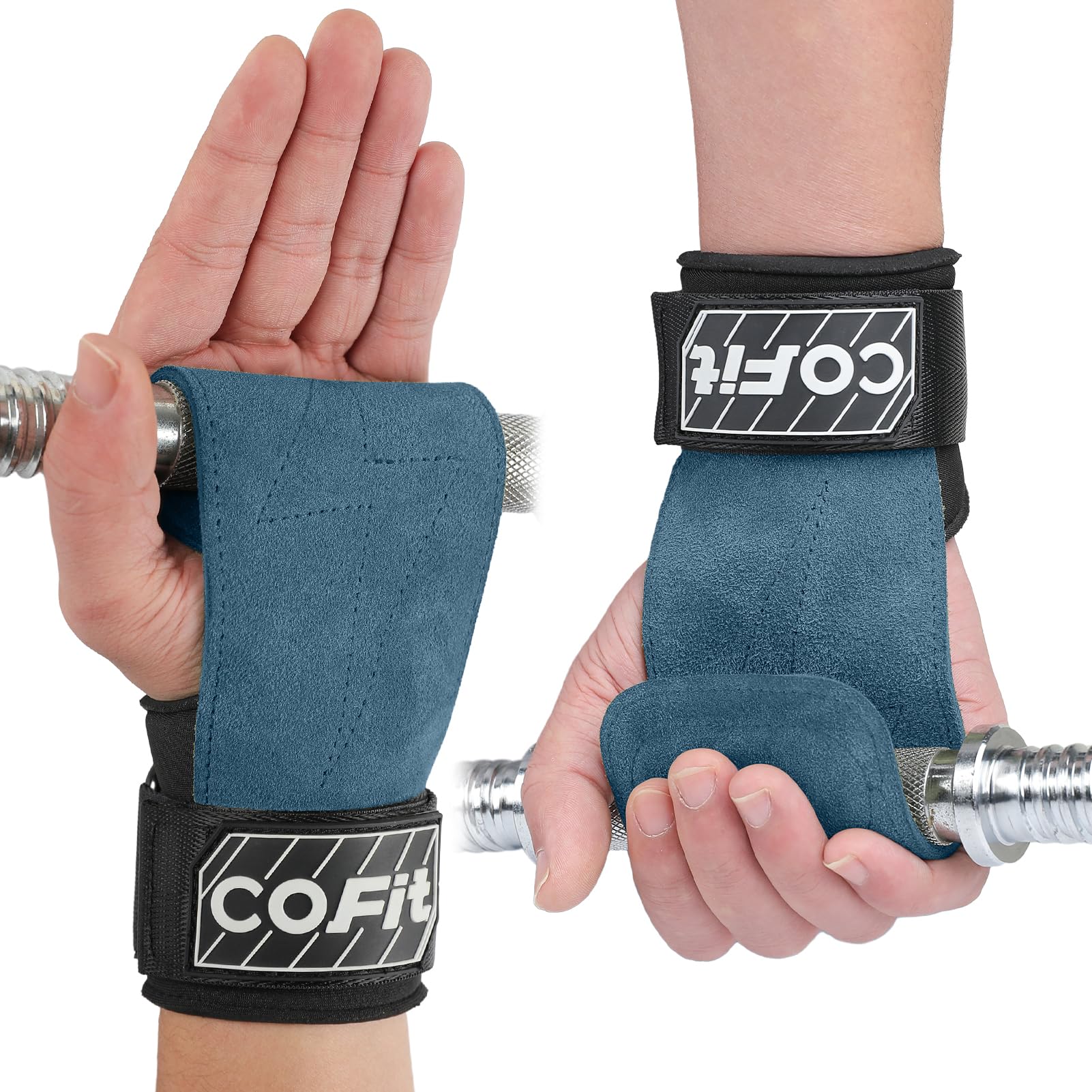 COFIT Wrist Straps for Weightlifting, Workout Wrist Wraps with Dual-Layer Oxford Leather, Enhanced Grip for Optimal Hand and Wrist Protection, Gym Lifting Straps for Deadlift and Powerlifting