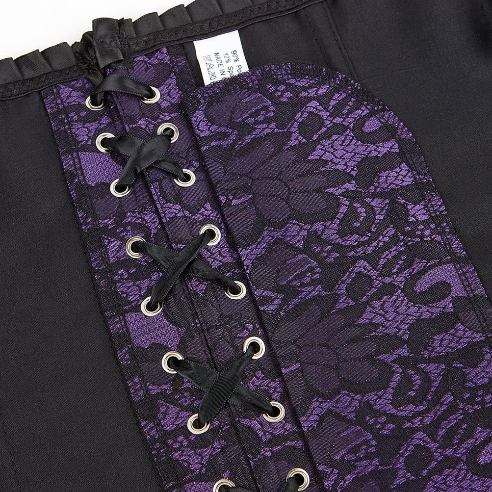 Grebrafan Plus Size Renaissance Corset Bustier Bodyshaper Top - Image 6