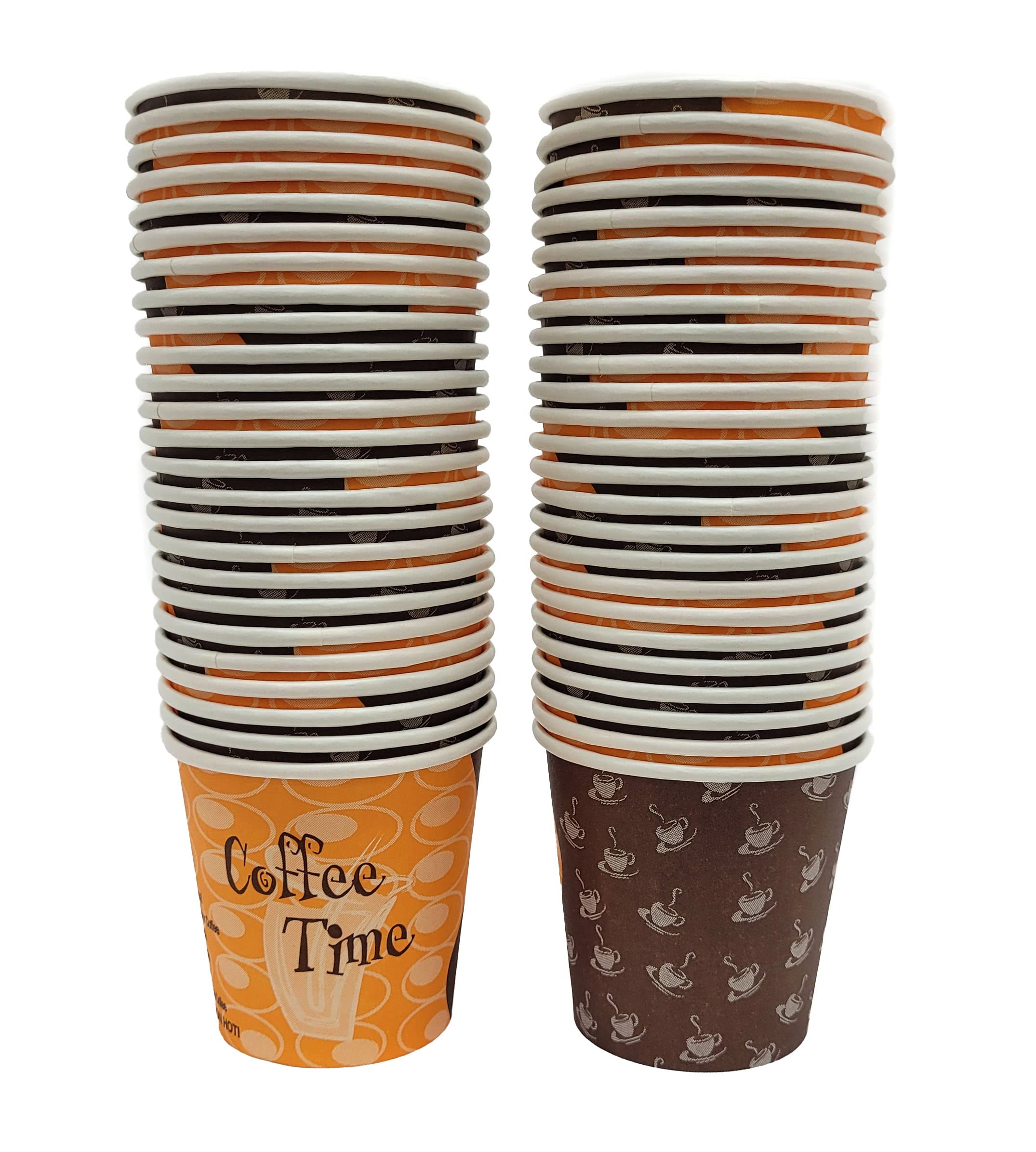 GoldedgeDisposable Paper Coffee Cups 50-Piece Set, 4 Oz Capacity