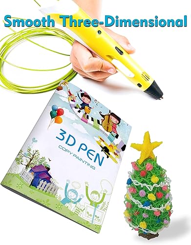 Miniatura 7 de RIEOS - Libro de dibujo de impresión 3D, plantilla de papel grueso reutilizable de 40 patrones coloridos con un plato transparente, plantilla de