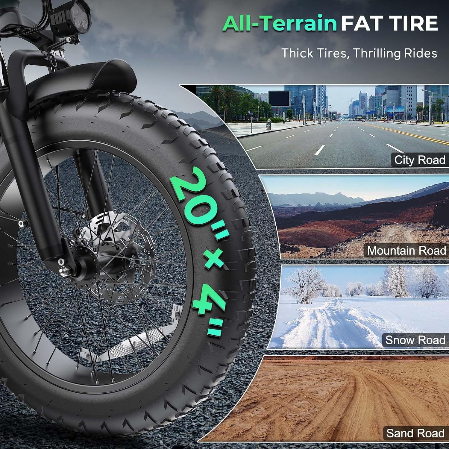  T63 Moped Electric Bike,Peak 750W Motor,20Mph,468Wh Battery Ebike thumbnail