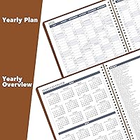 Vista 5 de Agenda y agenda de citas 2026-2027 – Agenda diaria grande por hora 2026-2027, julio 2026 a junio 2027, 8.5 x 11 pulgadas, agenda de citas