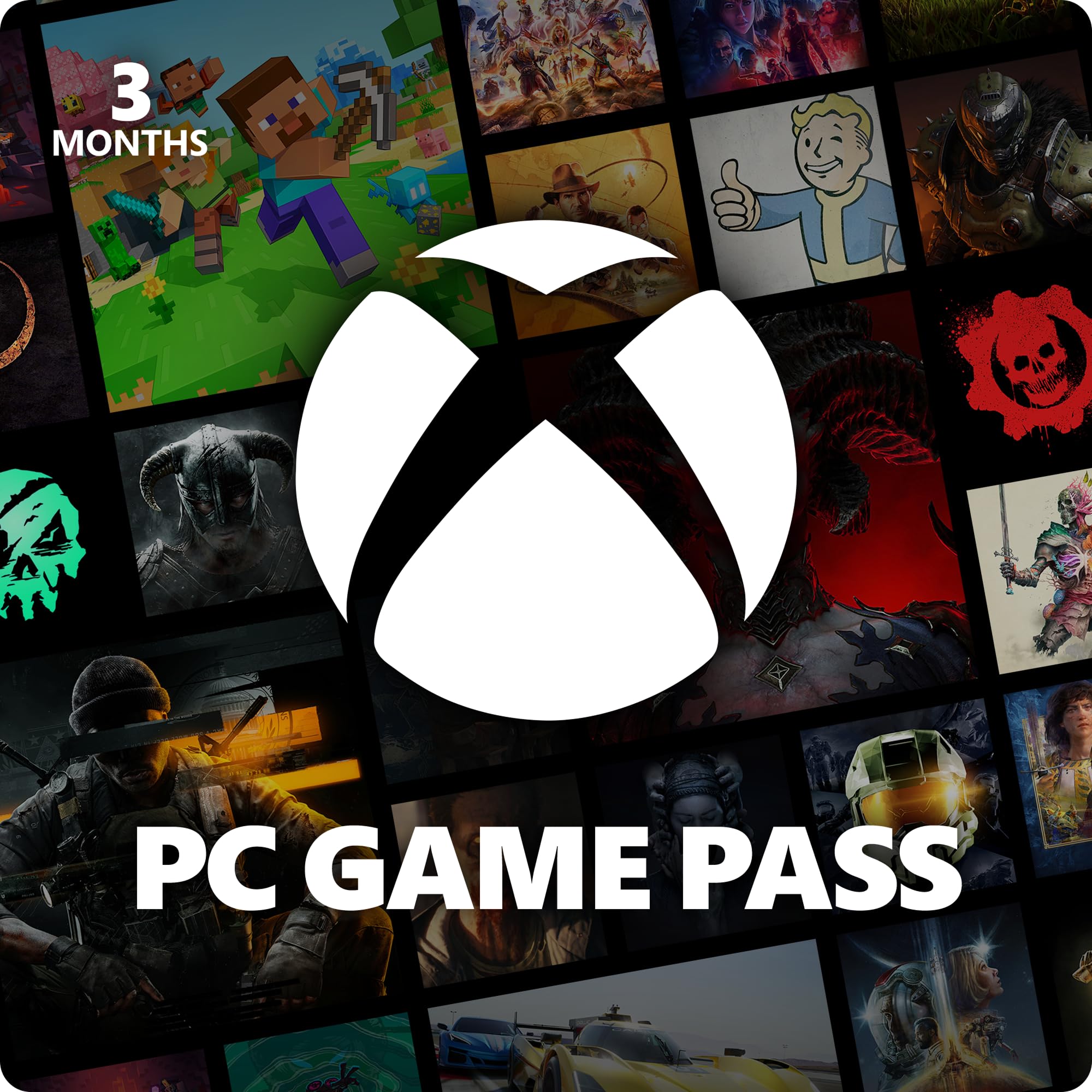 PC Game Pass – 3 Month Membership – Windows Devices [Digital Code]