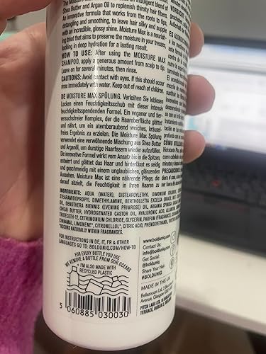 Miniatura 8 de Acondicionador hidratante e hidratante para cabello seco y cuero cabelludo. Nutre profundamente, desenreda y repara el cabello dañado, coloreado,